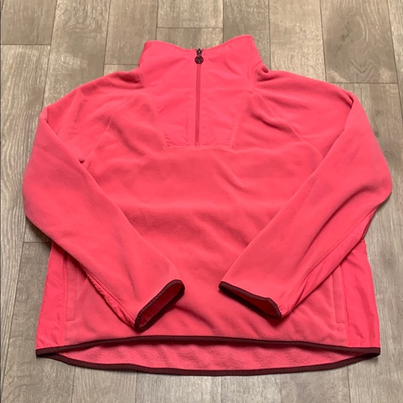 Womens T ByTalbots‎  Quarter Zip Fleece Lightweight Pullover Jacket - Picture 1 of 8